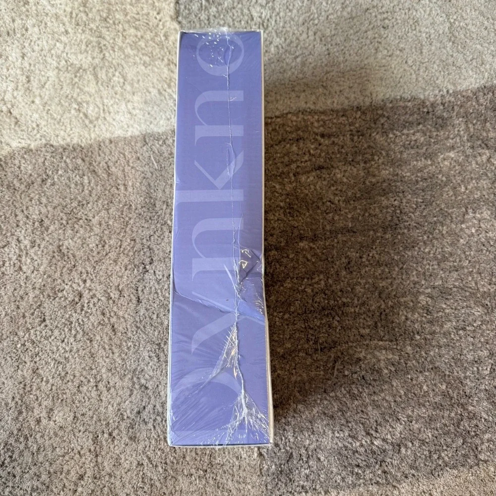 Dynkno‎ Hair Straightener Brush Purple Fast 30s Heating Anti-Scald Straight Curl